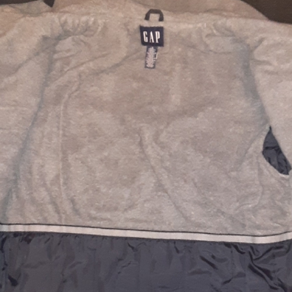 GAP Black Jacket with Grey Stripes - Picture 6 of 8